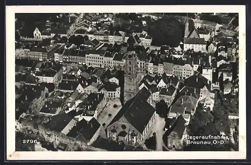 AK Braunau am Inn, Fliegeraufnahme