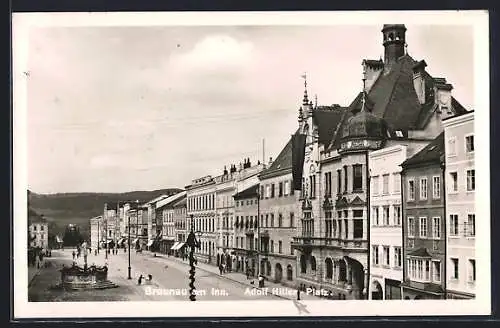 AK Braunau, der Platz