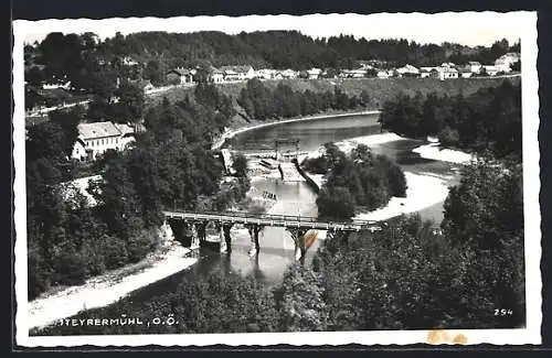 AK Laakirchen /O.-Ö., Steyrermühl mit Brücke