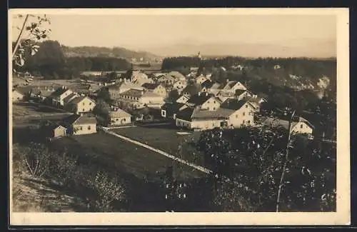 AK Laakirchen /O.-Ö., Steyrermühl, Ortsansicht aus der Vogelschau