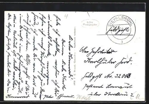 AK Laakirchen /O.-Ö., Steyrermühl, Ortsansicht von einen Berg aus