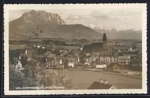 AK Laakirchen im Salzkammergut, Ortsansicht aus der Vogelschau