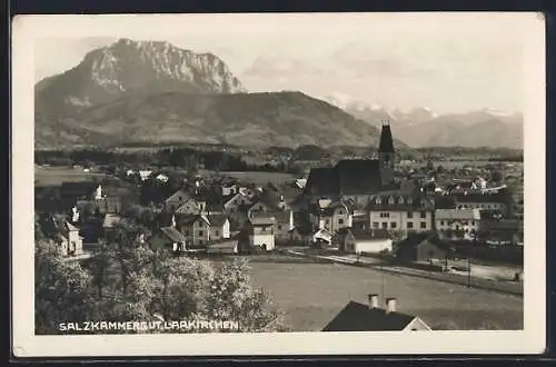 AK Laakirchen im Salzkammergut, Ortsansicht aus der Vogelschau