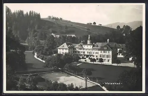 AK Weissbad, Blick auf das Herrenhaus