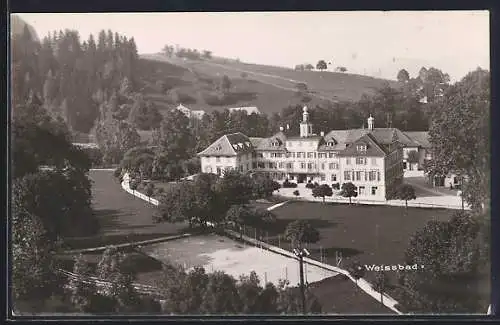 AK Weissbad, Blick auf die Kuranlagen