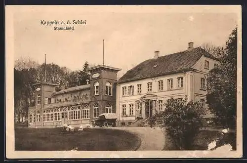 AK Kappeln a. d. Schlei, Strand-Hotel mit Anlagen