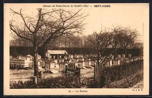 AK Sept-Fons, Abbaye de Notre-Dame de Saint-Lieu, Le Rucher