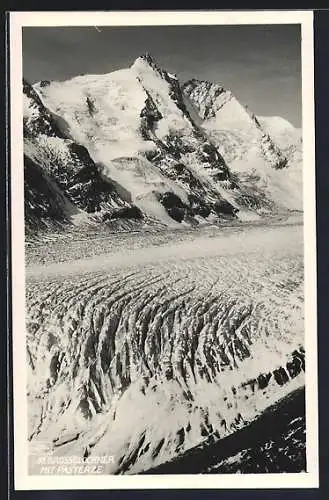 AK Pasterze, Ansicht mit Grossglockner