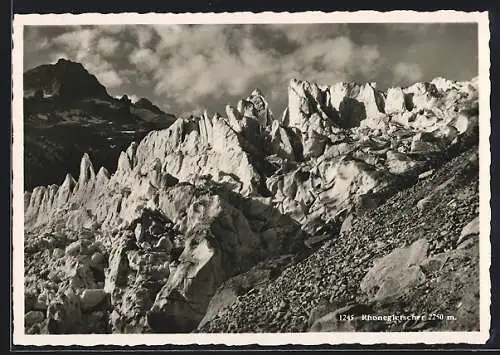 AK Rhonegletscher, Panorama-Ansicht