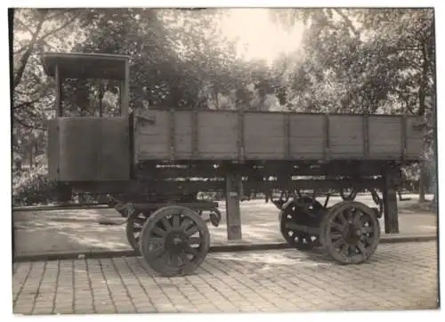 Fotografie Lastwagen-Anhänger / Kippwagen mit Führerstand, Weinberger Karosserie - & Wagenbau Zeppelinstr. 71 in München