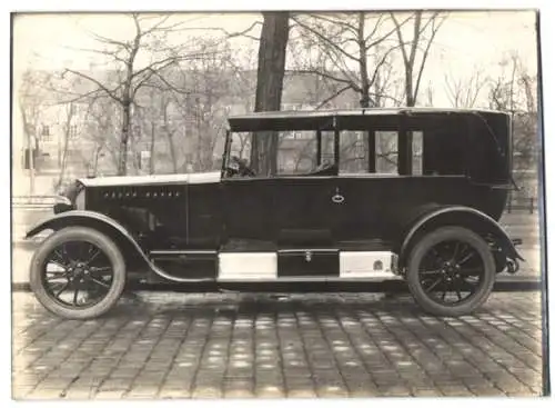 Fotografie Auto Protos Siemens-Schuckert, Landaulet mit Weinberger Karosserie in der Zeppelinstrasse 71 München