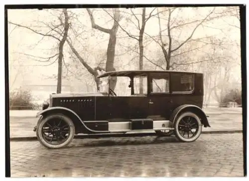 Fotografie Auto Protos Siemens-Schuckert, Landaulet mit Hardtop Weinberger Karosseriebau, Zeppelinstr. 71 in München