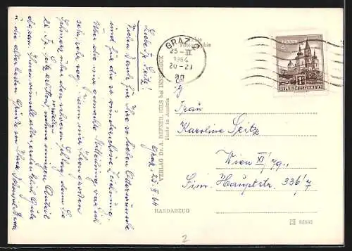 Foto-AK Adalbert Defner: Graz, Am eisernen Tor