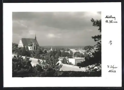 Foto-AK Adalbert Defner: Mödling, St. Othmar