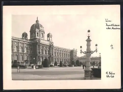 Foto-AK Adalbert Defner: Wien, Kunsthistorisches Museum