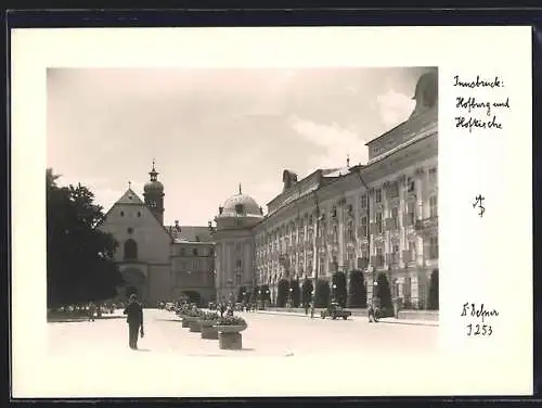 Foto-AK Adalbert Defner: Innsbruck, Hofburg und Hofkirche