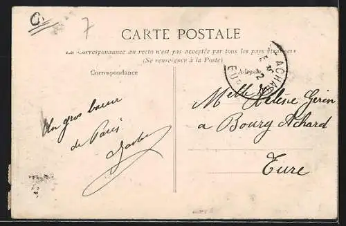 AK Paris, Crue de la Seine, Janvier 1910, Rue du Bac et Rue de Lille