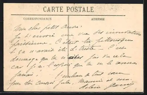 AK Paris, Inondations de Janvier 1910, Les Sauveteurs