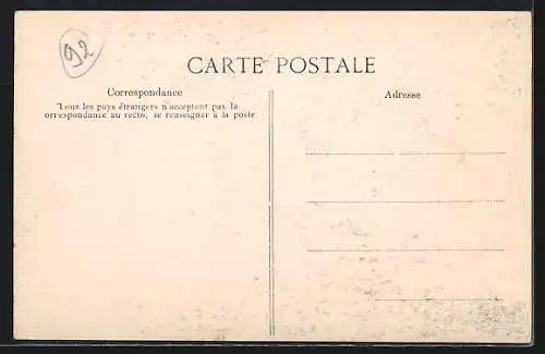 AK Paris, crue de la Seine, la barrière de Billancourt, Hochwasser 1910