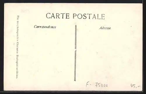 AK Paris, Inondation de la Seine 1910, Gare Saint-Lazare, transport en canot Berton