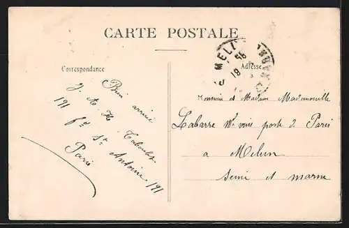 AK Paris, Inondations de Janvier 1910, Rue Traversière