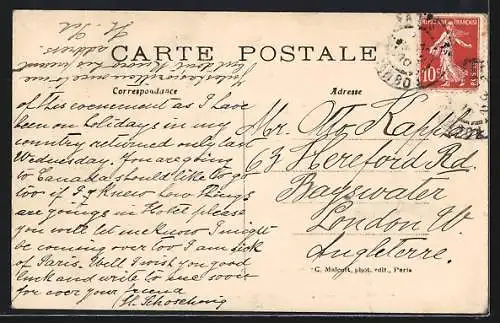 AK Paris, Inondations 1910, Période du 22. au 26. Janvier, Sauvetage d`une jeune fille