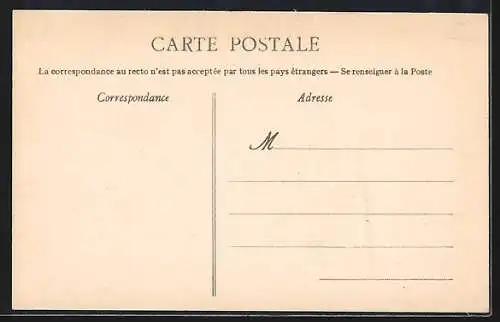 AK Angers, Inondations de 1910, Rue Thiers