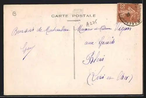 AK Montauban, Les Grandes Inondations du Midi 1930, Rue Villebourbon