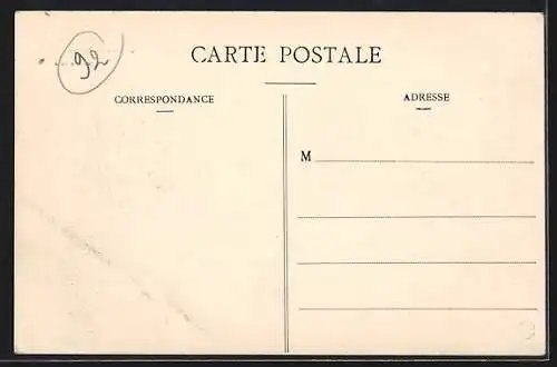AK Billancourt, Les Inondations de Paris 1910, La Rue de Sèvres