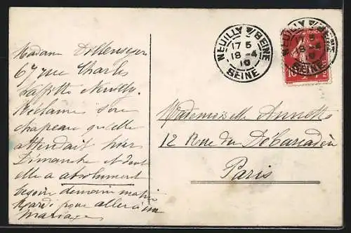 AK Paris, Inondation 1910, Bould. Haussmann