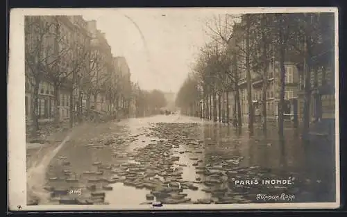 AK Paris, Inondation, Avenue Rapp