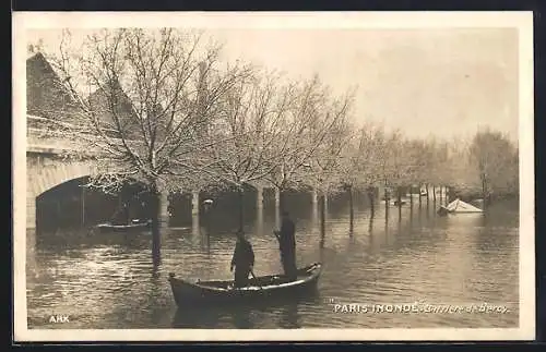 AK Paris, Inondation, Barriere de Bercy