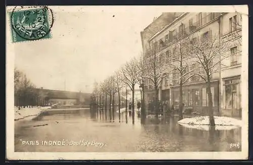 AK Paris, Inondation, Bould. de Bercy