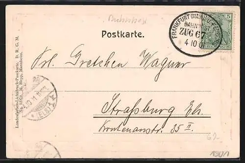AK Karlsruhe, Palais Prinz Max