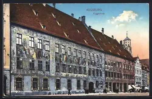 AK Augsburg, Blick auf Fuggerhaus