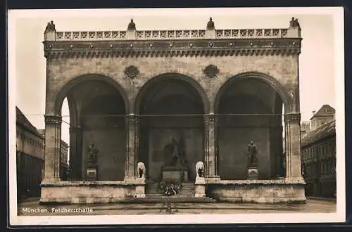 AK München, Ansicht der Feldherrnhalle