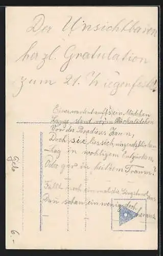 Foto-AK HB 9267 /3: Knabe mit lockigem Haar und freudigem Gesichtsuasdruck, Geburtstagskarte