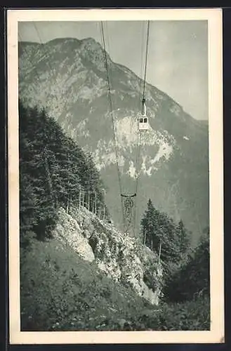 AK Rax, Raxbahn, Stütze II mit dem Mittagstein