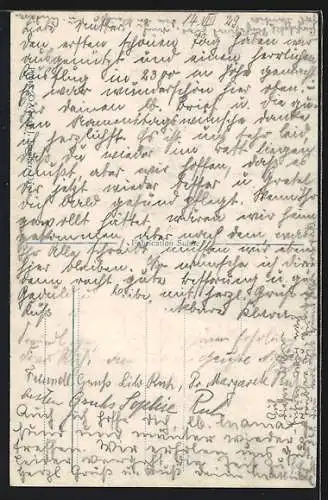 AK Engelberg, Schwebebahn Gerschnialp-Trübsee in Fahrt