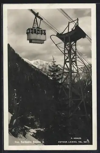 AK Rax, Seilbahn Stütze