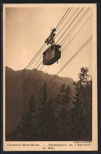 AK Chamonix-Mont-Blanc, Téléférique de l`Aiguille, Seilbahn