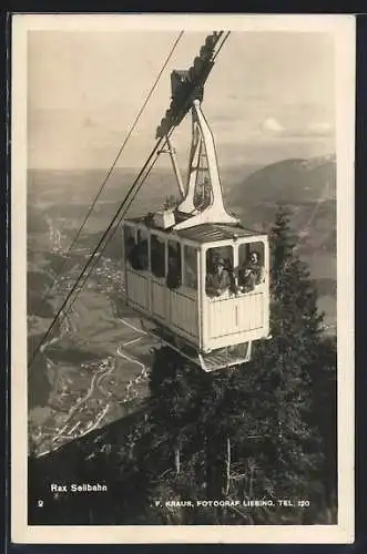 AK Rax, Panorama mit Seilbahn