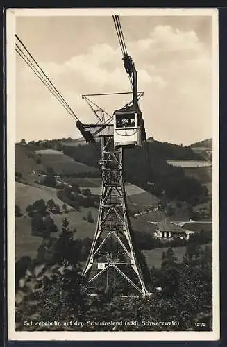 AK Schauinsland /Südl. Schwarzwald, Schwebebahn