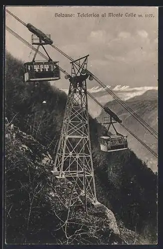 AK Bolzano, Teleferica al Monte Colle, Seilbahn