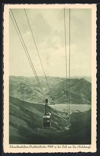 AK Zell am See, Schmittenhöhen-Drahtseilbahn