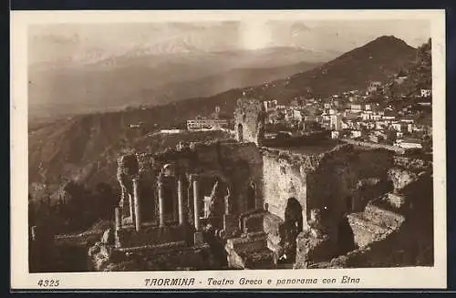 AK Taormina, Teatro Greco e panorama con Etna