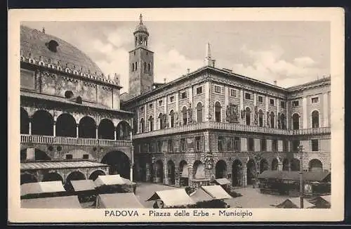 AK Padova, Piazza delle Erbe, Municipio