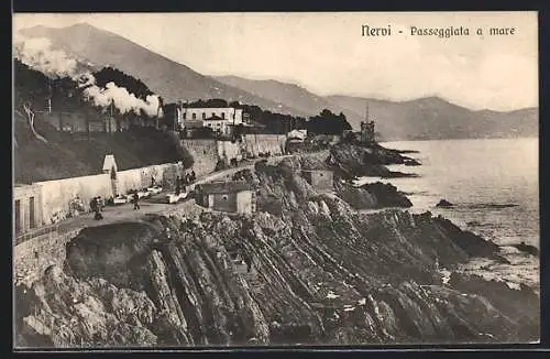 AK Nervi, Passeggiata a mare