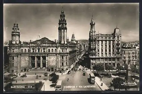 AK Barcelona, Correos y Via Layetana