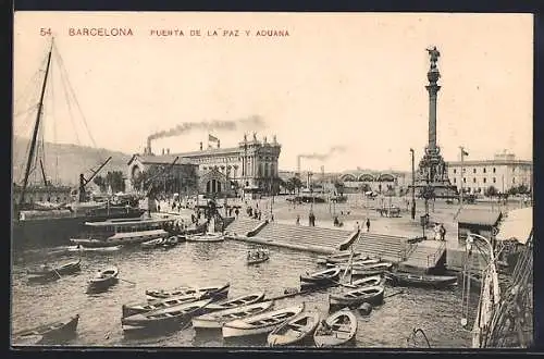 AK Barcelona, Puerta de la Paz y Aduana